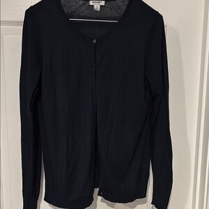 Old Navy Blue Fitted Button Down Cardigan